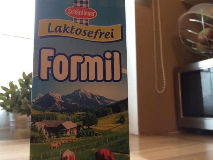 Die laktosefreie H-Milch von Formil gibt es noch nicht lange.